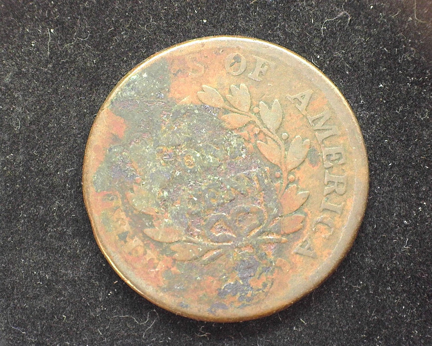 1803 Large Cent Environmental damage on reverse. Draped Bust G - US Coin