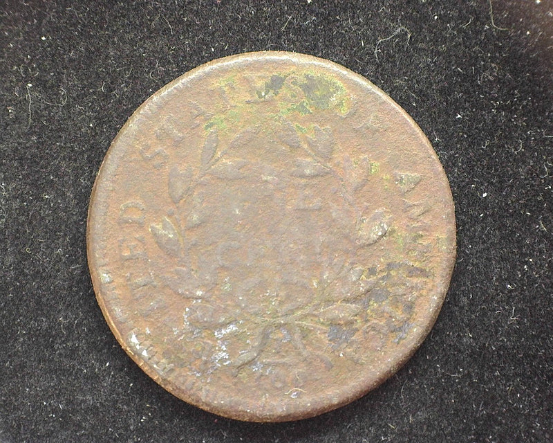 1807 Large Cent Draped Bust Heavy pitting. - US Coin