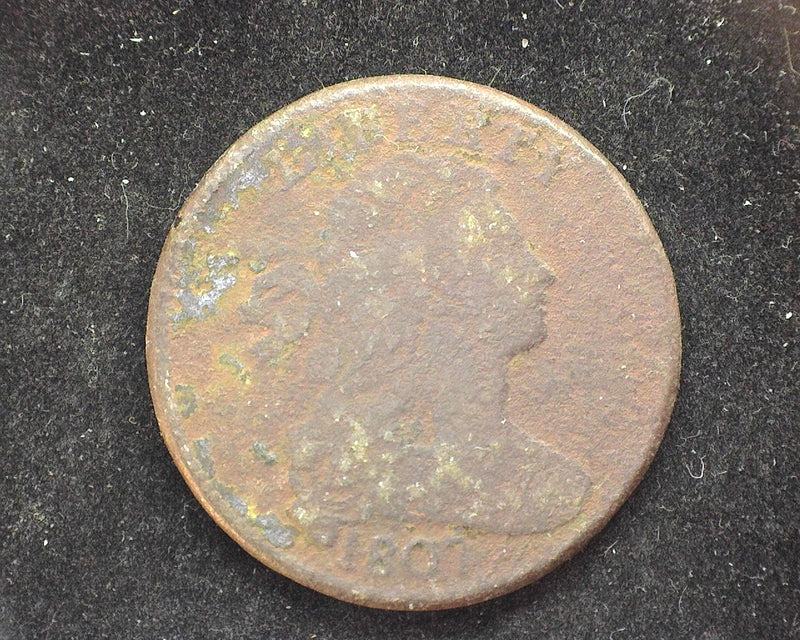 1807 Large Cent Draped Bust Heavy pitting. - US Coin