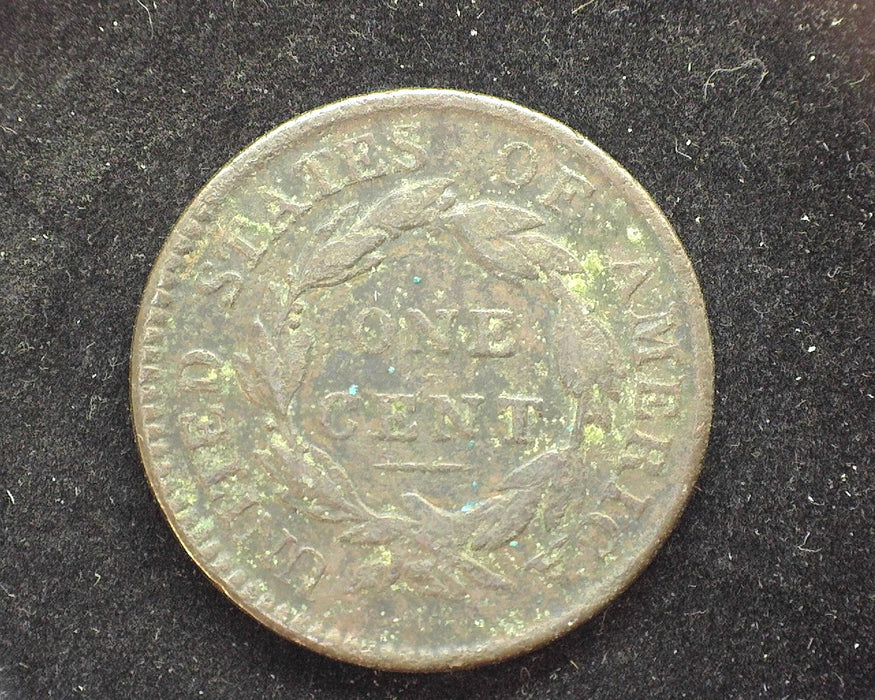 1817 13 Stars Large Cent Classic Pitting F - US Coin