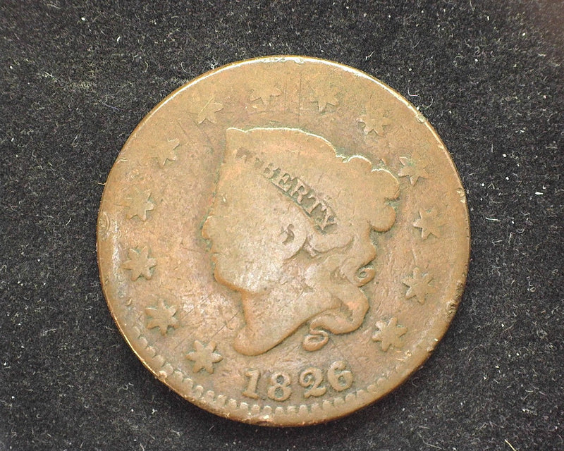 1826 Large Cent Classic Cent G - US Coin