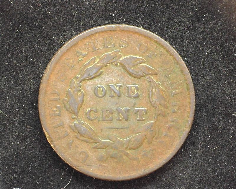 1835 Large Cent Coronet VG - US Coin