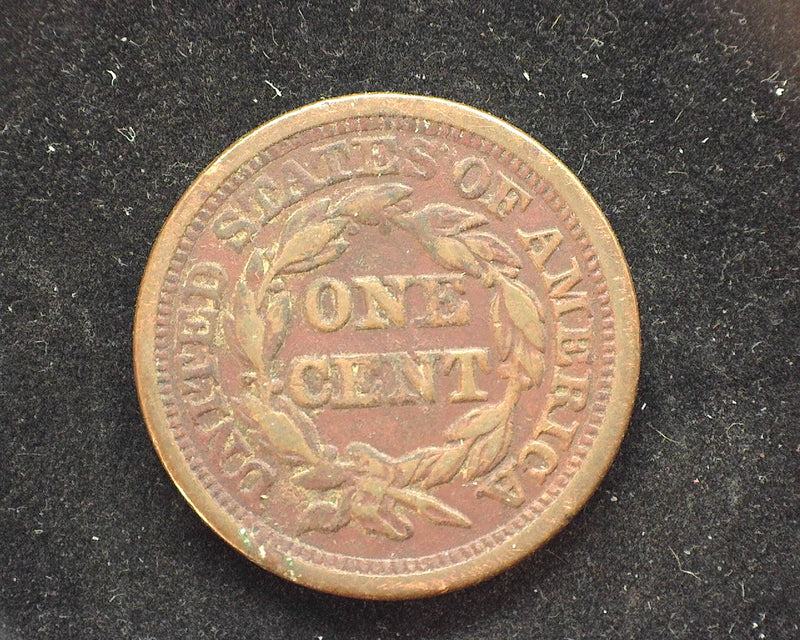 1847 Large Cent Coronet Slight environmental damage XF - US Coin