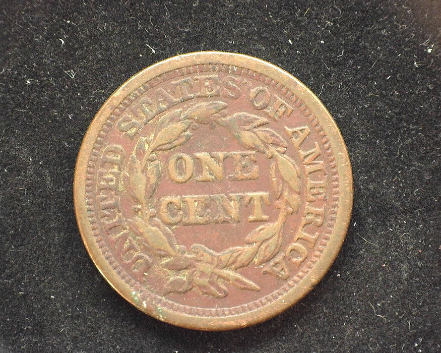 1847 Large Cent Coronet Slight environmental damage XF - US Coin