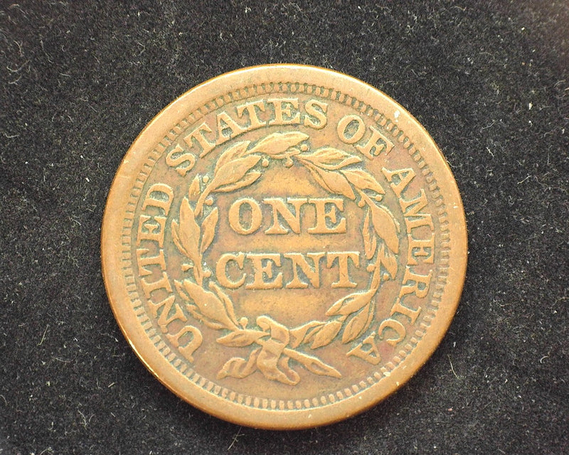 1852 Large Cent Coronet Faint scratch. VF/XF - US Coin
