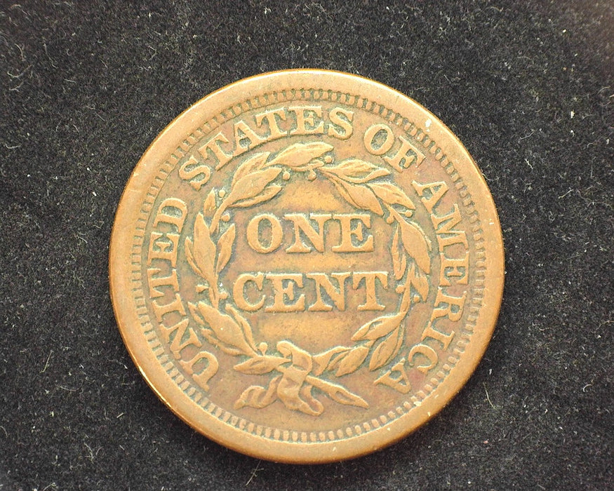 1852 Large Cent Coronet Faint scratch. VF/XF - US Coin