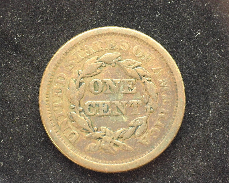 1852 Large Cent Coronet F - US Coin