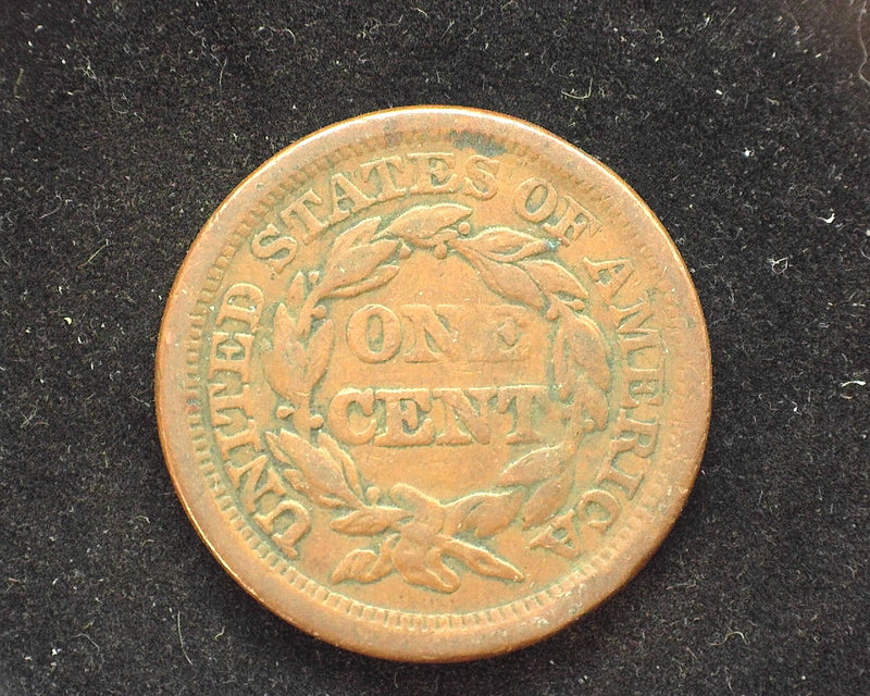 1853 Large Cent Coronet VF/XF - US Coin