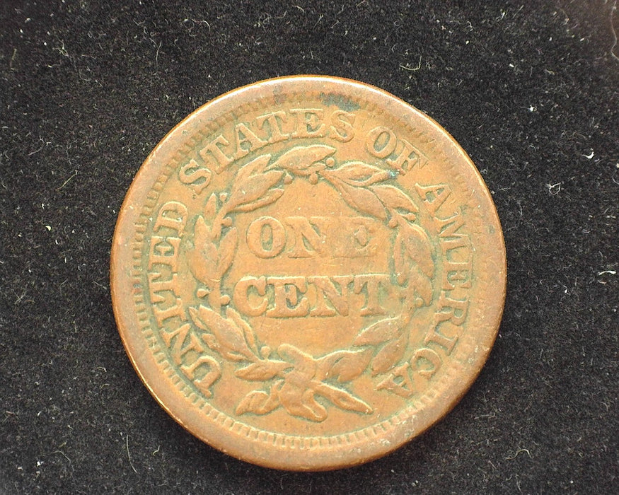 1853 Large Cent Coronet VF/XF - US Coin