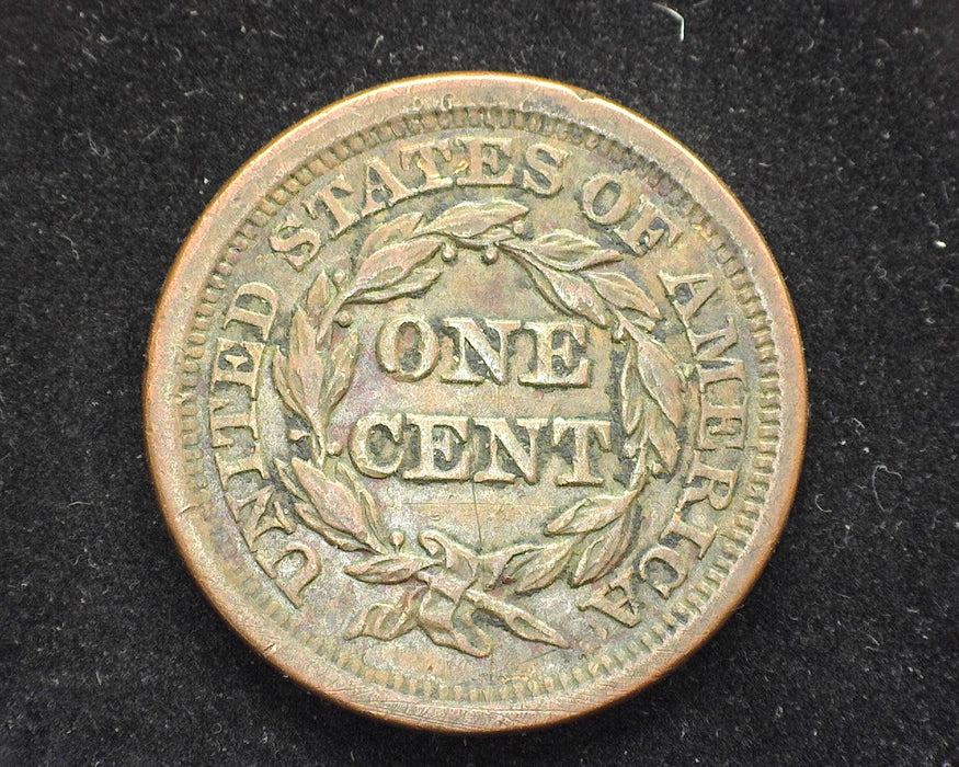 1853 Large Cent Coronet XF - US Coin
