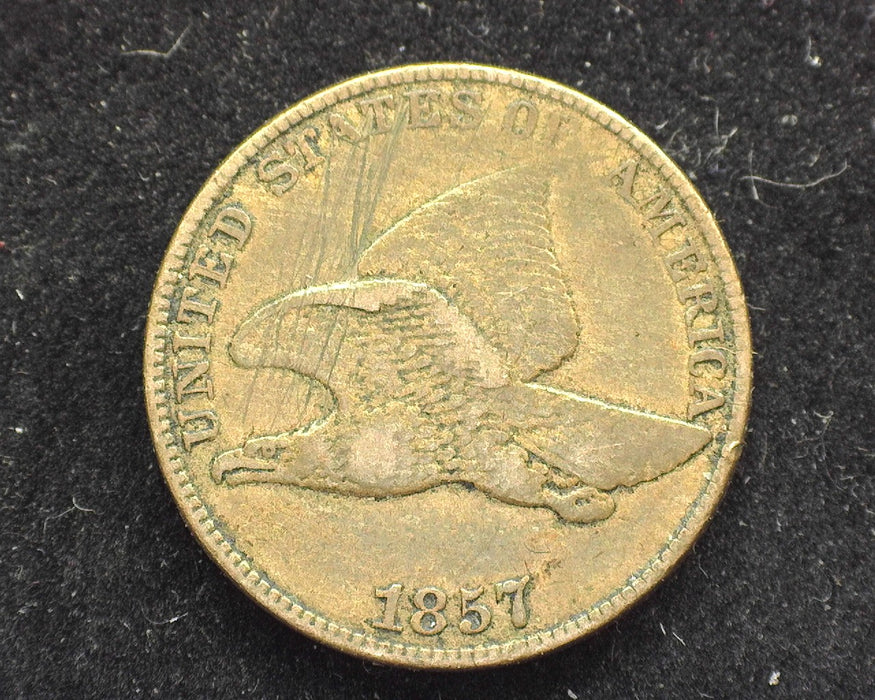 1857 Flying Eagle Faint scratching. XF-40 Penny/Cent - US Coin