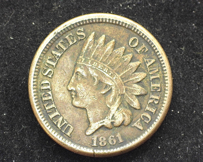 1861 Indian Head F Penny/Cent - US Coin