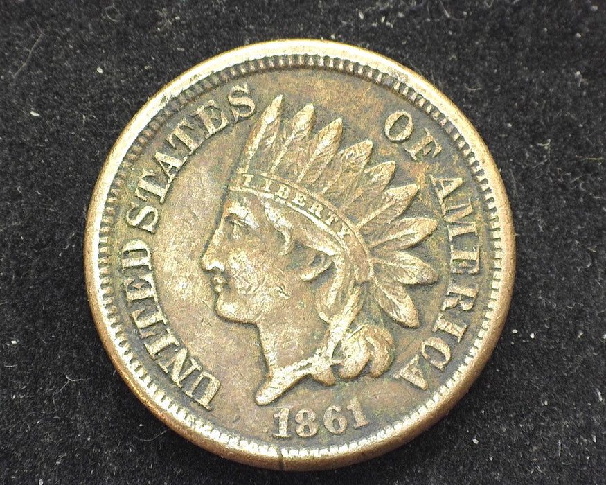 1861 Indian Head F Penny/Cent - US Coin