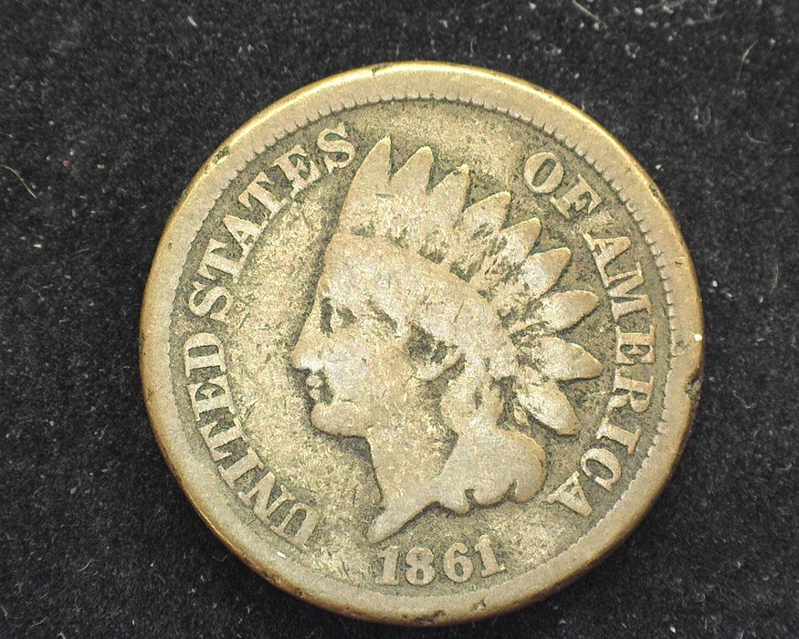 1861 Indian Head G Penny/Cent - US Coin