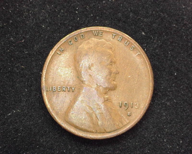 1913 S Lincoln Wheat Penny/Cent G/VG - US Coin