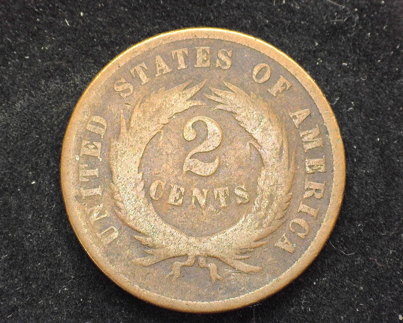 1864 Two Cent Piece G - US Coin