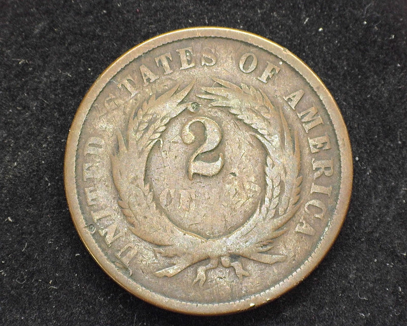 1864 Two Cent Piece G - US Coin
