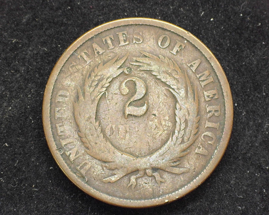 1864 Two Cent Piece G - US Coin
