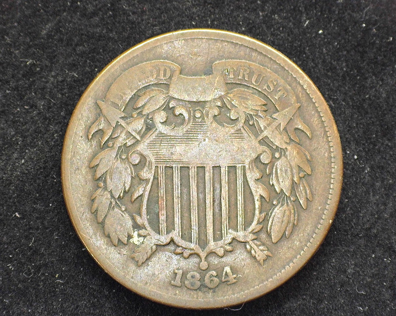 1864 Two Cent Piece G - US Coin