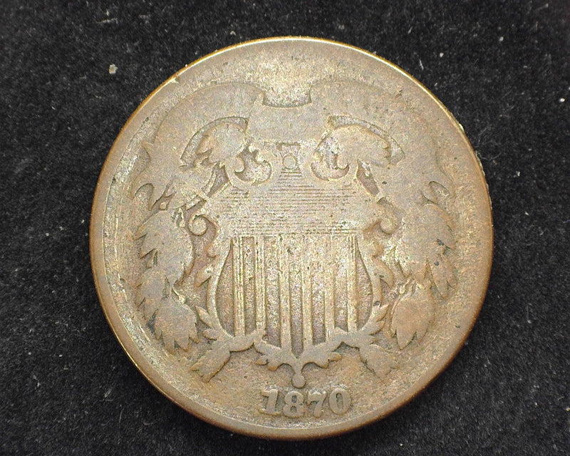 1870 Two Cent Piece G - US Coin