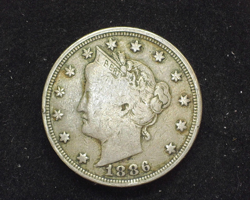 1886 Liberty Head Nickel F - US Coin