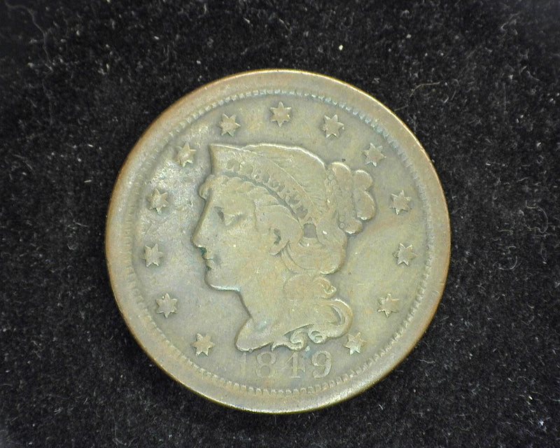 1849 Large Cent Classic Penny/Cent VG - US Coin