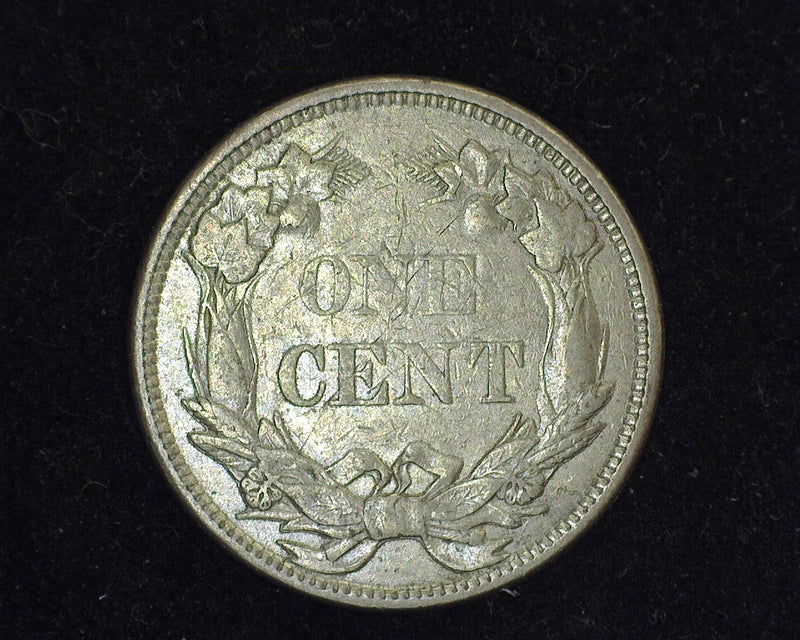 1858 Flying Eagle Penny/Cent XF Large letters - US Coin