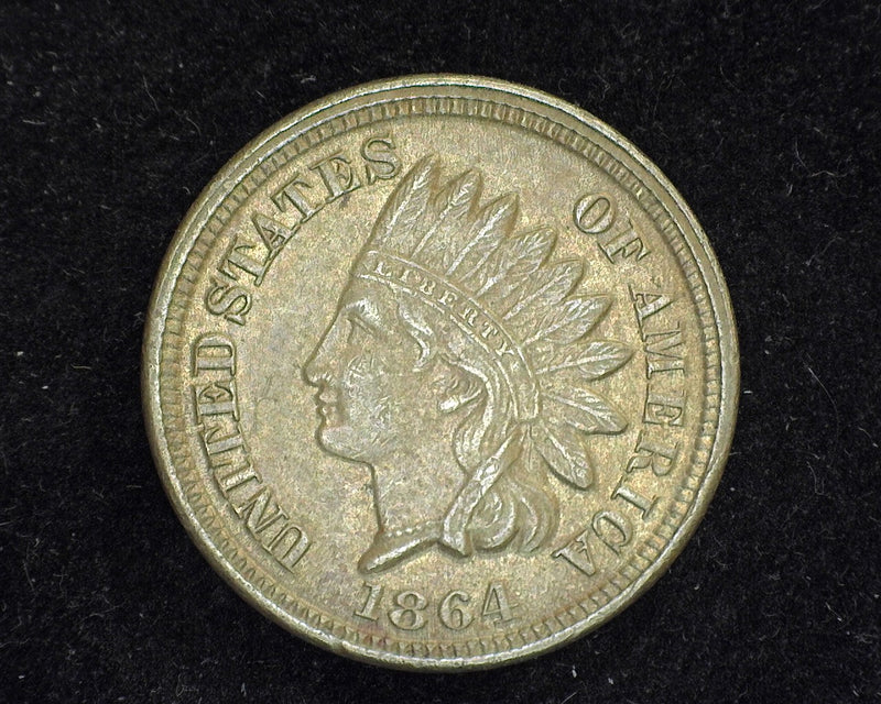 1864 Copper Nickel Indian Head Penny/Cent AU - US Coin