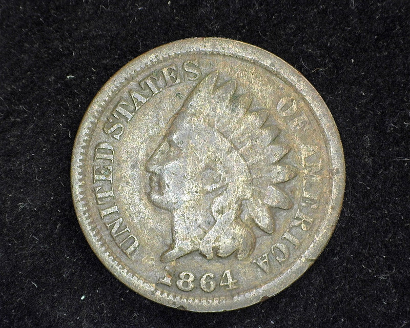 1864 Bronze Indian Head Penny/Cent G - US Coin
