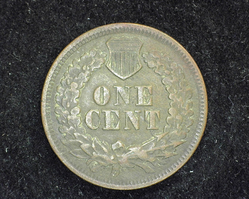 1865 Indian Head Penny/Cent F - US Coin