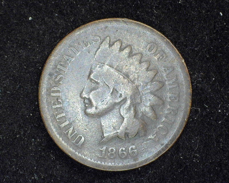 1866 Indian Head Penny/Cent G - US Coin
