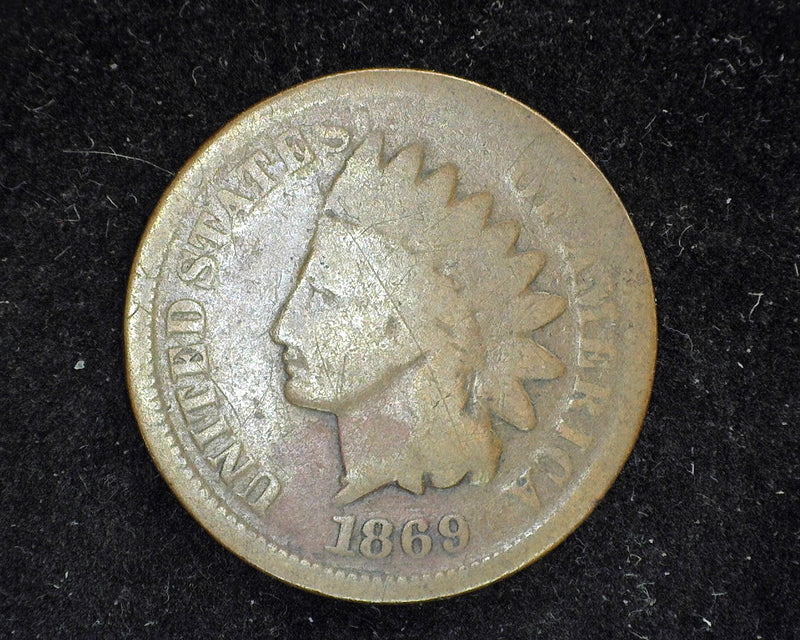 1869 Indian Head Penny/Cent G - US Coin