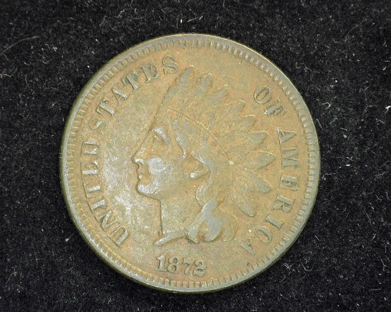 1872 Indian Head Penny/Cent VF - US Coin