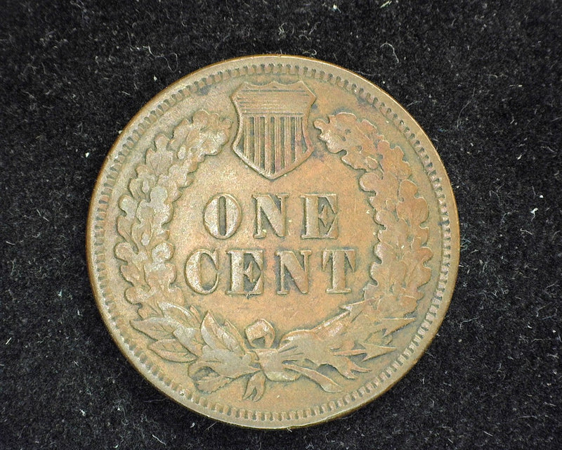 1873 Indian Head Penny/Cent Closed 3 F/VF - US Coin