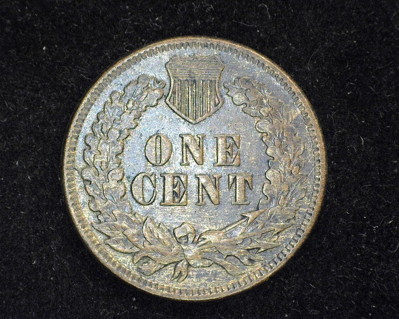 1873 Indian Head Penny/Cent Open 3 VF - US Coin