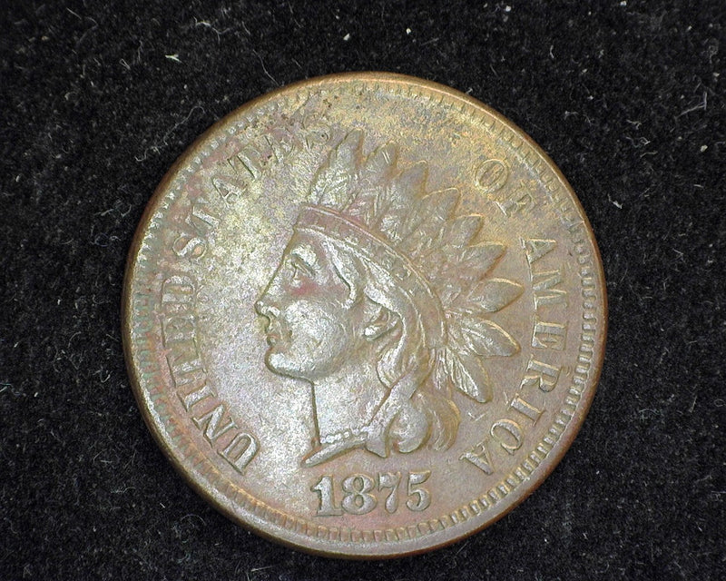1875 Indian Head Penny/Cent XF - US Coin