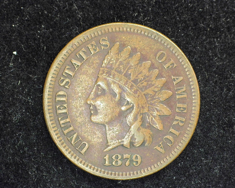 1879 Indian Head Penny/Cent F/VF - US Coin