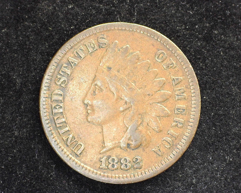 1882 Indian Head Penny/Cent F - US Coin