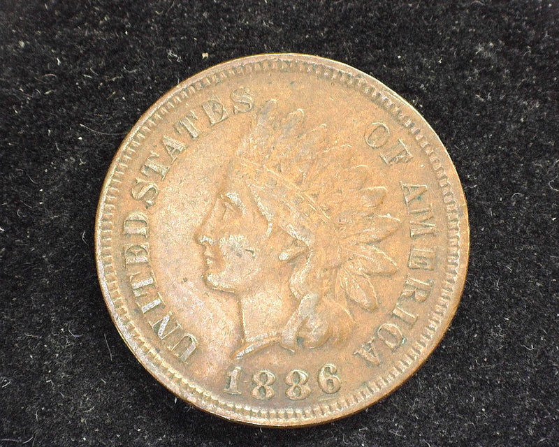 1886 Indian Head Penny/Cent F Var. 1 - US Coin