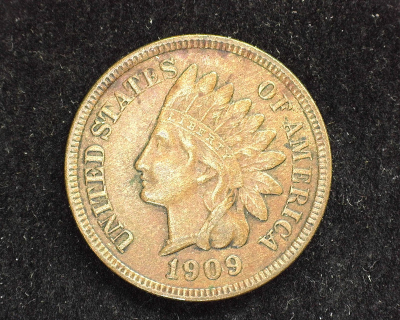 1909 S Indian Head Penny/Cent XF - US Coin