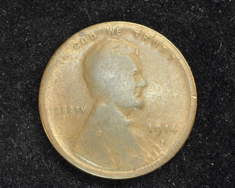 1914 S Lincoln Wheat Penny/Cent AG - US Coin