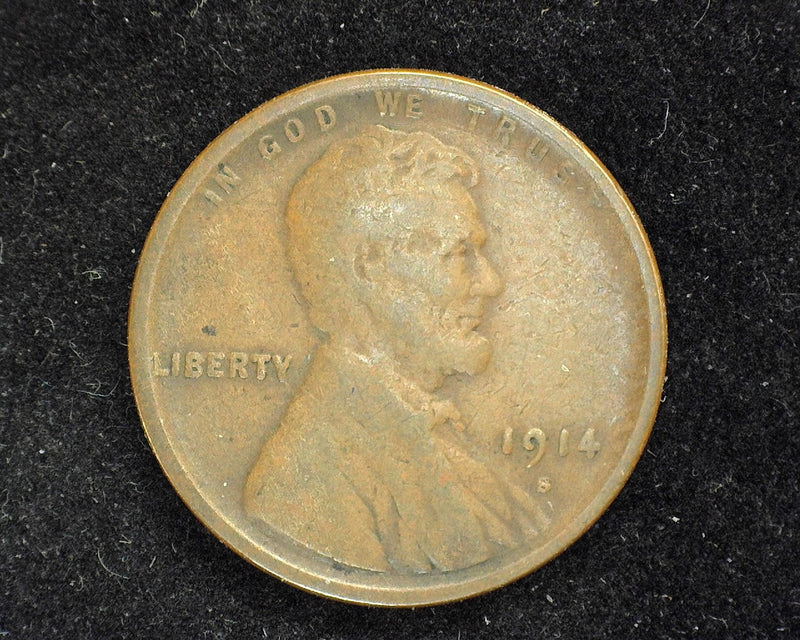 1914 S Lincoln Wheat Penny/Cent G/VG - US Coin