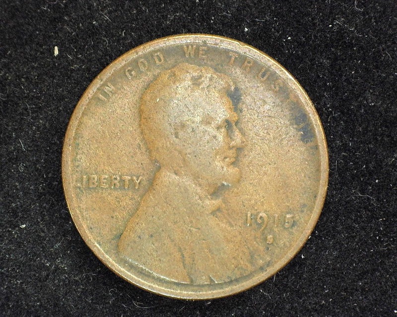1915 S Lincoln Wheat Penny/Cent VG - US Coin