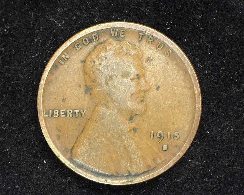 1915 S Lincoln Wheat Penny/Cent VG/F - US Coin