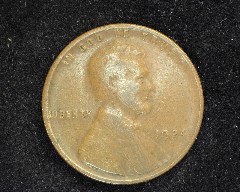 1924 D Lincoln Wheat Penny/Cent VG - US Coin