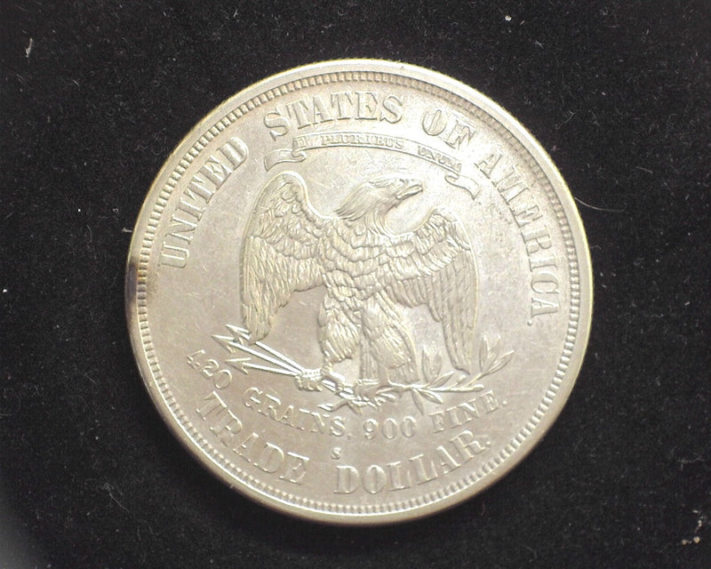 1873 S Trade Dollar AU - US Coin