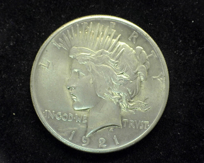 1921 Peace Dollar Unc 60+ - US Coin