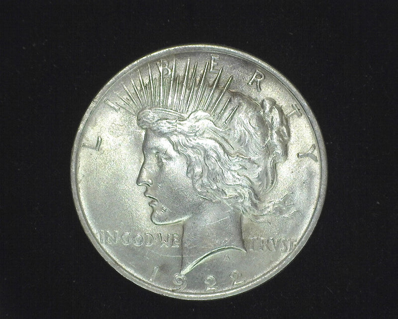 1922 Peace Dollar BU Choice. - US Coin