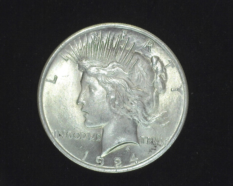 1924 Peace Dollar BU Choice. - US Coin
