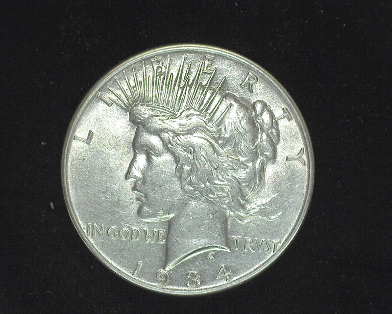 1934 Peace Dollar AU-50 - US Coin